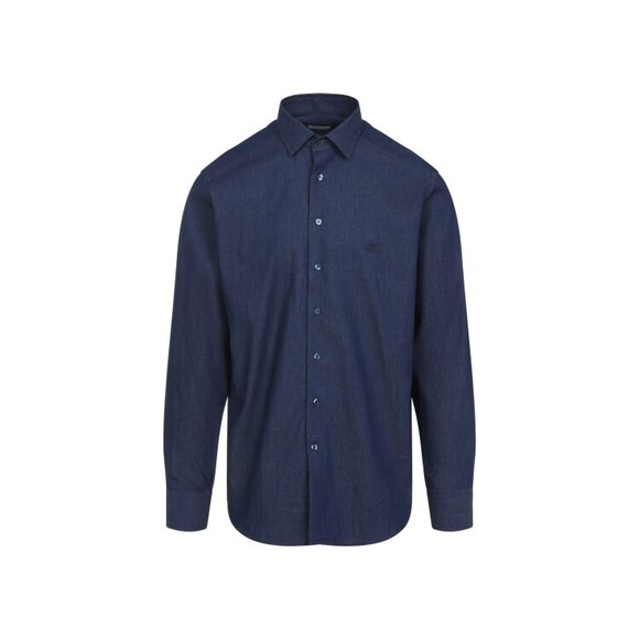 Etro Tailored Blue Cotton Shirt - NWT